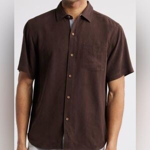 Tommy Bahama San Fresco Silk Button Up Camp Short Sleeve Pocket Shirt✨Like New